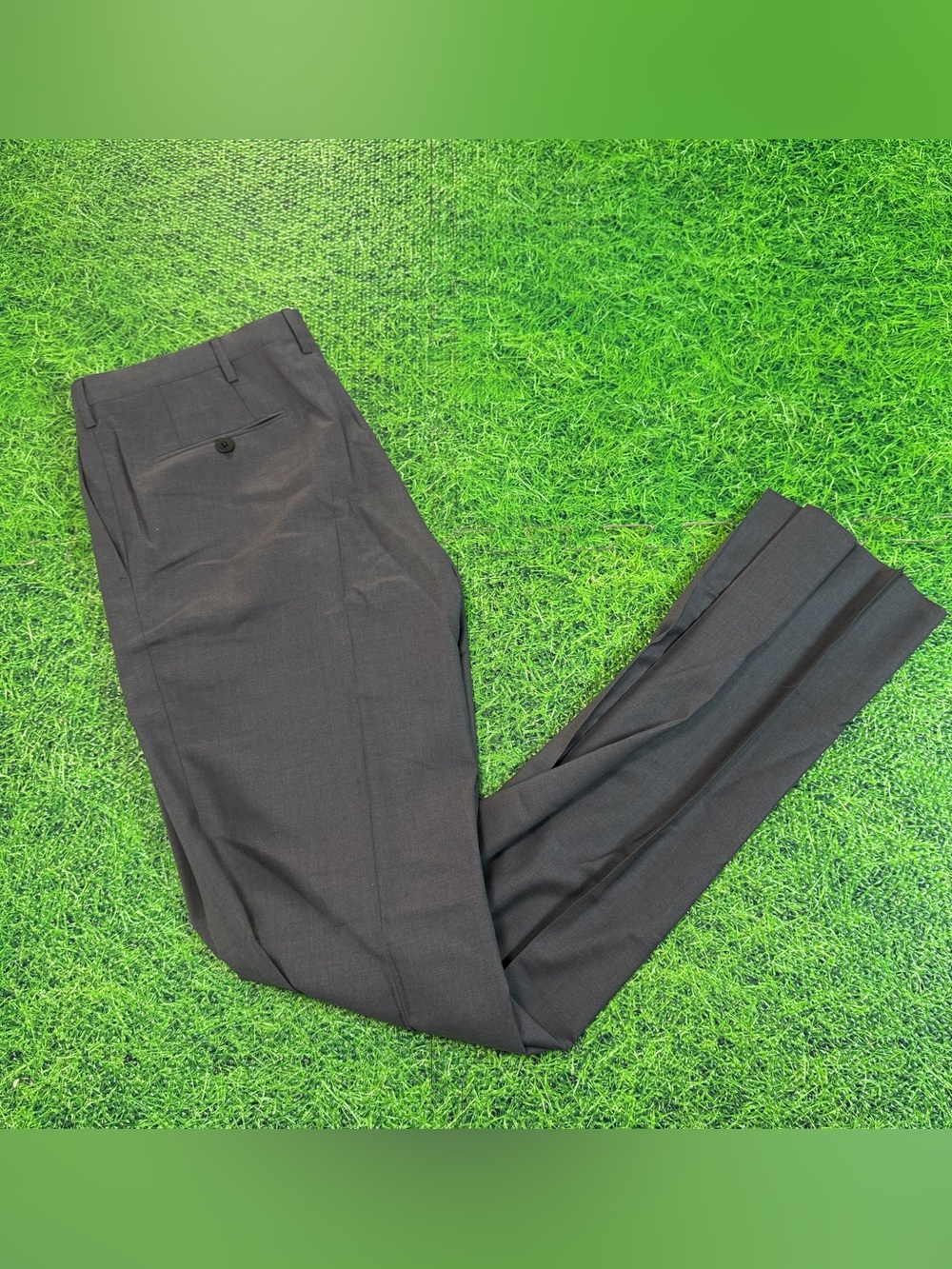 NWT Stefano Ricci Men's Gray Wool Trousers Slim Fit Pants Size 48 IT US 32 X 36